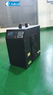 Compact Thermoelectric Liquid Cooler with High Density Heat Sinks and Name Fans for Heat Dissipation in Laboratory Settings